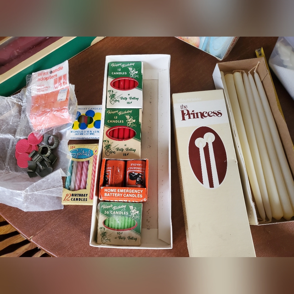 Assorted Vintage Candle Collection